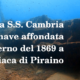 Relitto della S.S. Cambria affondata nel 1869 a Gliaca di Piraino